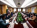 何崇元副社长会见