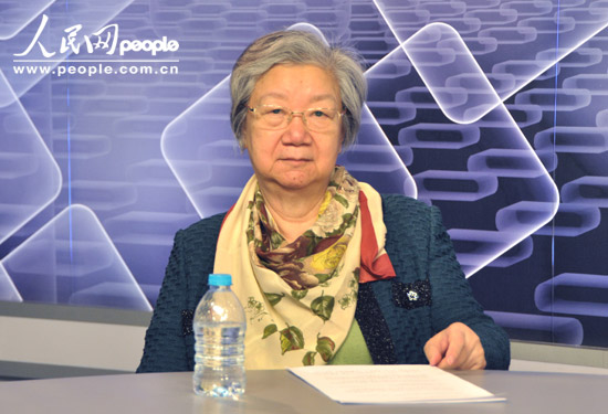 毛泽东原大儿媳刘思齐女士做客人民网强国论坛