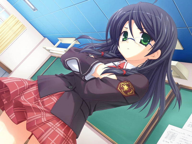 眼镜娘有大智慧!二次元眼镜少女美图赏