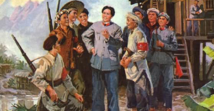 1934年10月，中央红军为了摆脱国民党军队的“围剿”，被迫实行战略大转移，退出中央根据地进行长征。长征是人类历史上的伟大奇迹， 中央红军共进行了380余次战役战斗，攻占七百多座县城，红军牺牲营以上干部多达430人，平均年龄不到30岁，共击溃国民党军数百个团，其间共经过11个省，翻越18座大山，跨过24条大河，走过荒无人烟的草地、翻过连绵起伏的雪山，行程约二万五千里，于1935年10月到达陕北，与陕北红军胜利会师。之后，红二方面军、红四方面军也先后进行了长征，最后，红军三个方面军于1936年10月在会宁胜利会师，结束长征，完成北上抗日的战略部署。