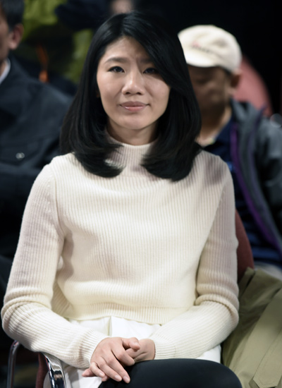 知名作家苏芩出席"善意回帖"评选颁奖仪式