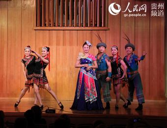 贵州仡佬文化艺术莫斯科倾情上演（组图）