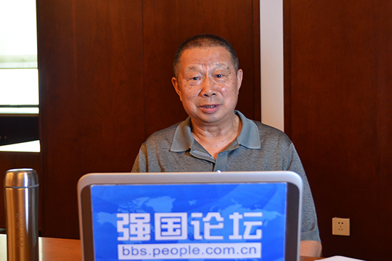 開國大將粟裕之子、北京軍區原副司令員粟戎生中將（黃玉琦 攝）