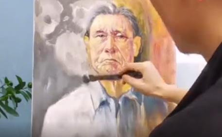 向你們致敬！隻能用畫筆來表達我們的敬意，畫完眼角濕潤了！
作者 賈老師的畫