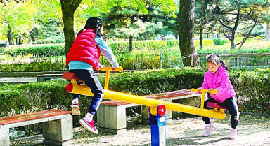 体育公园悄然走红