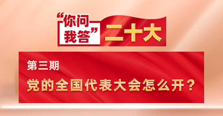你问我答·二十大|党的全国代表大会怎么开?