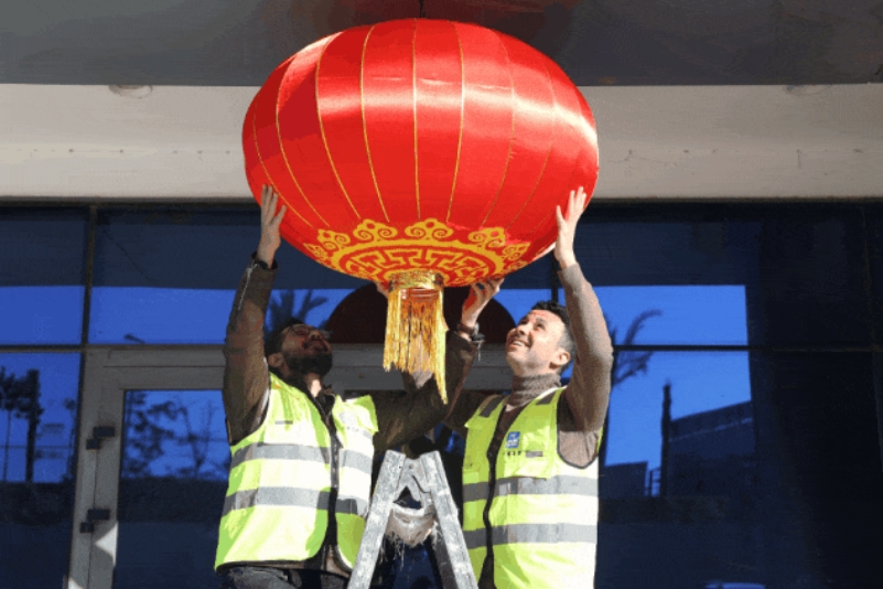 中建埃及分公司举办多项活动欢庆新年。图片均由中建埃及分公司供图 中建埃及分公司举办多项活动欢庆新年。图片均由中建埃及分公司供图