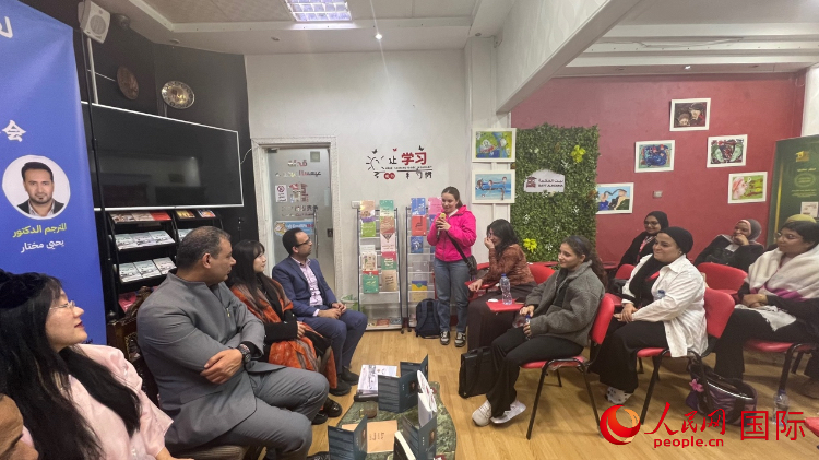 阅读分享会现场。人民网记者 黄培昭摄 阅读分享会现场。人民网记者 黄培昭摄