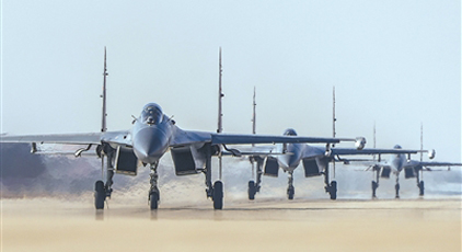 空军航空兵某旅组织飞行训练