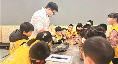 青少年沉浸式体验水下考古