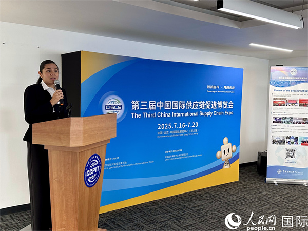 墨西哥外贸委员会亚太区总经理阿莱莉·桑切斯发言 墨西哥外贸委员会亚太区总经理阿莱莉·桑切斯发言