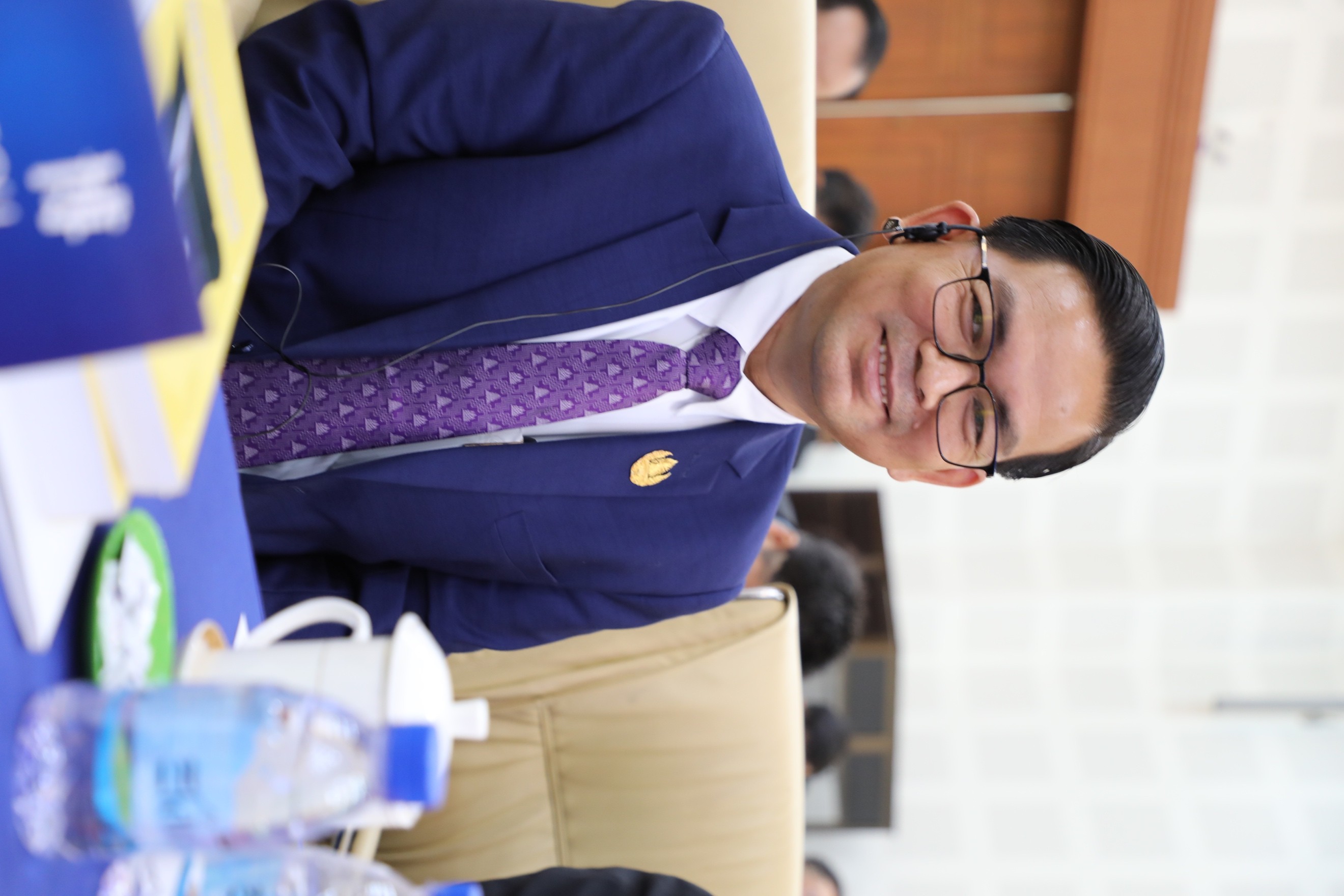 柬埔寨国际关系研究所所长金平。人民网记者 简承渊摄 柬埔寨国际关系研究所所长金平。人民网记者 简承渊摄