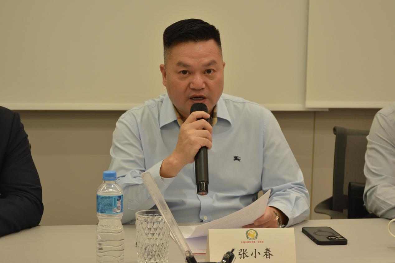 图为张小春在座谈会上发言。陈妤汎摄 图为张小春在座谈会上发言。陈妤汎摄