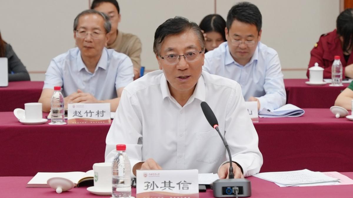 中国工程院院士、中国农业大学校长孙其信。校方供图 中国工程院院士、中国农业大学校长孙其信。校方供图
