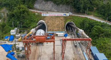 马来西亚东海岸铁路项目正式贯通