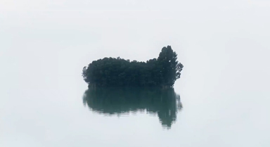 初冬南滇池水墨滤镜拉满