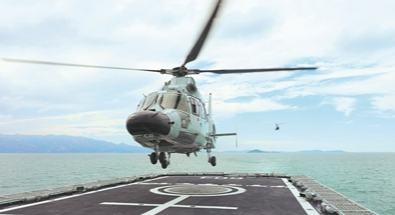 海军某支队组织海上训练