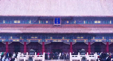 初雪的故宫一步一景皆成画