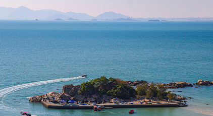 广东惠州：巽寮湾美景迎客来