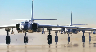 南部战区空军部队训练画面太燃