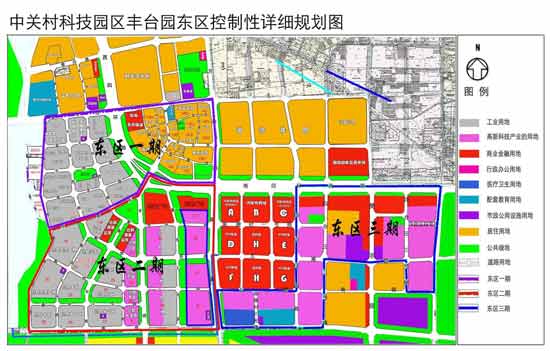 丰台科技园东区规划图