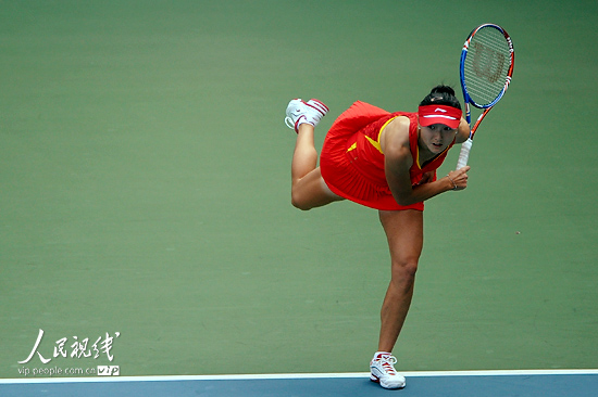 [组图]网球女子团体双打 张帅\/晏子顺利过关 (4