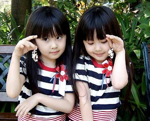 台湾9岁孪生<em>姐妹</em> <em>大陆</em>网友封最美天使 (2)--台
