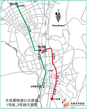 乌市4月下旬开工两条BRT线路 8月底建成通车