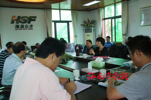 海南农垦总局纪检到东升农场检查工作