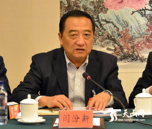 十八大代表,和田地委书记闫汾新发言