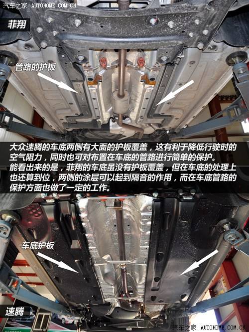 针锋相对 菲翔,速腾底盘/防撞梁对比【2】