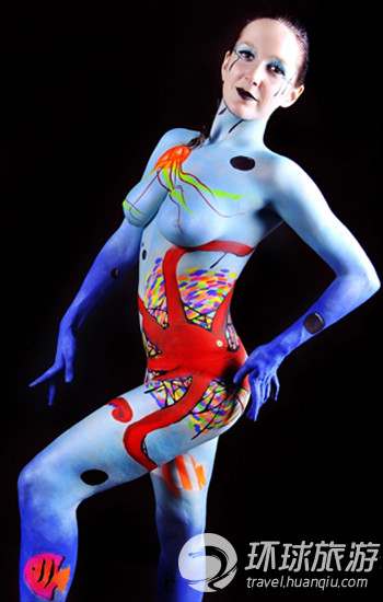 组图:全球无处不在的<em>裸体艺术</em>-摄影师,人体彩绘