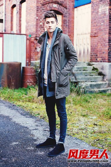 2013年街拍欧美潮男穿衣打扮