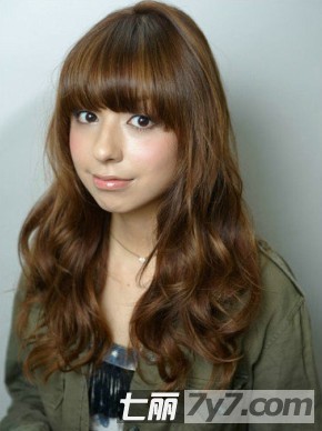 2013年发型流行趋势+韩系长卷发发型染发颜色大全