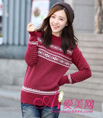 韩版针织<em>毛衣</em>优雅来袭 性感女人味(图)【3】--
