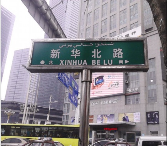 网友报料乌鲁木齐多个"问题路牌"拼音有误