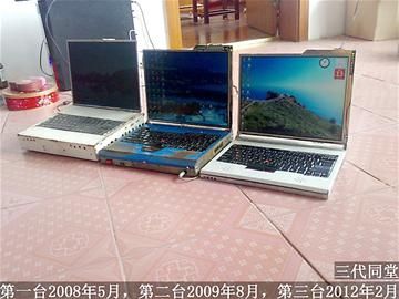南京男子纯手工焊接自制3台笔记本电脑(图)