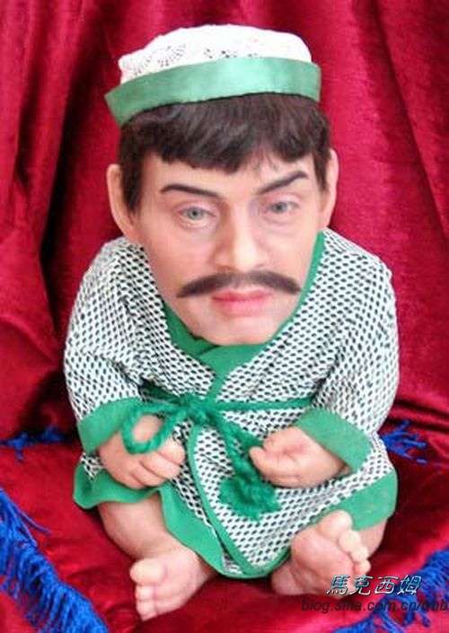 美女腰围20公分!瞠目结舌的人体之最(组图)