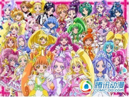 《光之美少女》剧场全系列角色登场