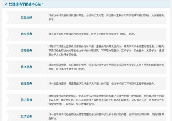 中纪委监察部公布内设机构和查办案件等工作程序图示