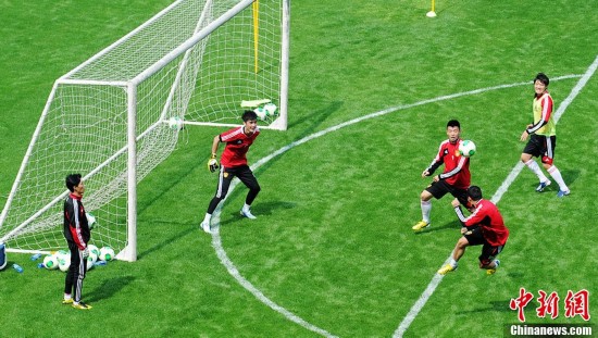 中国男足备战亚洲杯