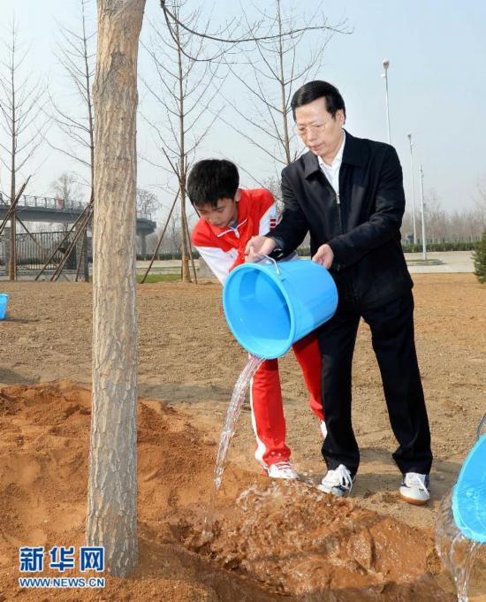（XHDW）（6）党和国家领导人参加首都义务植树活动