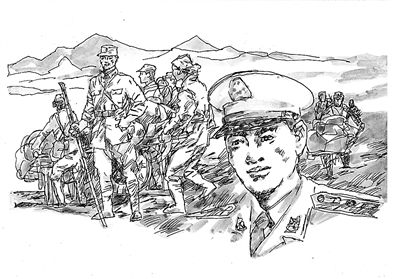 插图:仓小宝 1948年隆冬,飘洒了一天的大雪在临近黄昏时倏然停歇,苏鲁皖交界处,一支长长的支前运粮队被一条河挡住了去路。 打头的支前队长唐和恩支稳独轮推车,快步奔上河堤:小河约摸七八丈宽,从河道中稀疏的枯苇判断大约就是齐腰深。这时,对岸走来一个赶路的老乡,隔河大声说:往上游走20里地有桥。