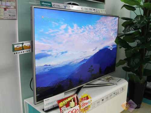 極智體驗 海信LED55XT770G3D新春大促 