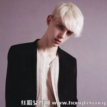 欧美风男生刘海发型图片