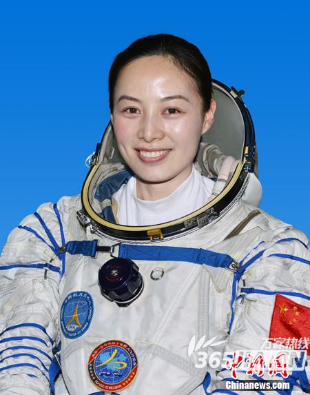 神舟十号乘组航天员王亚平。