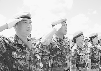 探營中國維和部隊:行前40天集訓不少於280小時