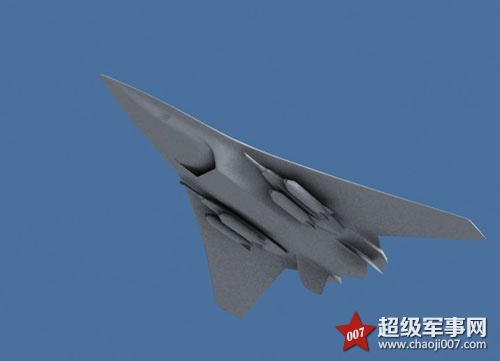中国隐身轰炸机想象图