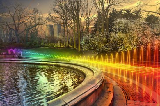 美艺术家用色彩展示虚拟WiFi信号