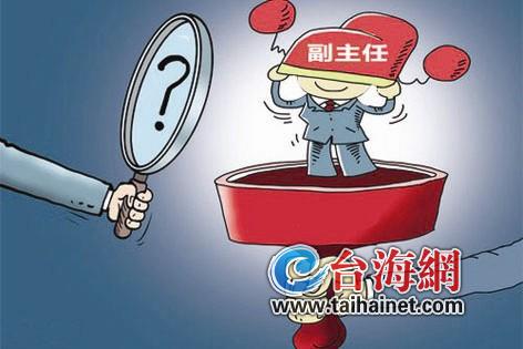 上杭:乡政府司机破格升迁副主任 三个月后被免